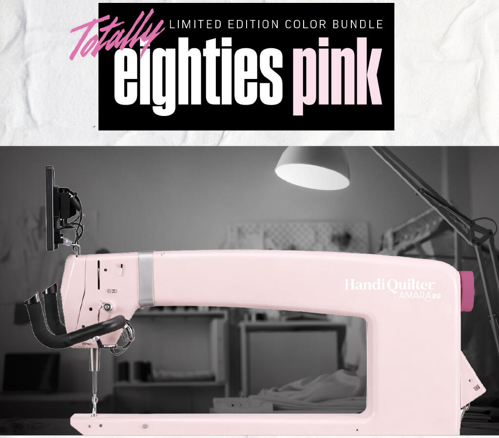 HQ Eighties Pink Amara 20 limited edition Heartfelt Quilting 